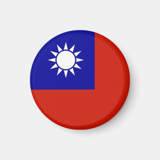 台湾の旗 マグネット (正面)