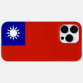 台湾の旗 Case-Mate iPhoneケース (裏面 (横))
