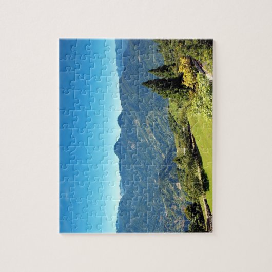 台湾の美しい山の景色 ジグソーパズル (縦)