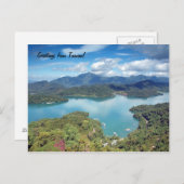 台湾の美しい日月湖 ポストカード (正面/裏面)
