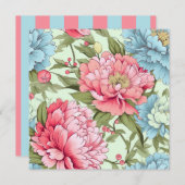 台湾の芍薬 招待状 (正面/裏面)