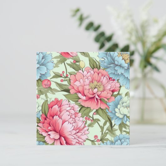 台湾の芍薬 招待状 (スタンド正面)