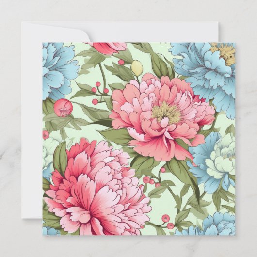 台湾の芍薬 招待状 (正面)