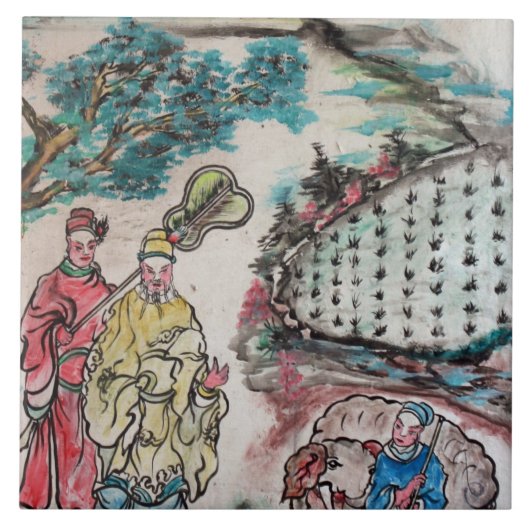 台湾の芸術 タイル (正面)