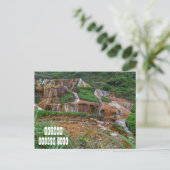 台湾の黄金の滝 ポストカード (スタンド正面)