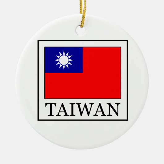 台湾オーナメント セラミックオーナメント (正面)