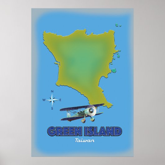 台湾グリーンアイランド旅行ポスター ポスター (正面)
