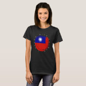 台湾スタンドTaiwan Flag Support Taiwan Pe Tシャツ (正面フル)