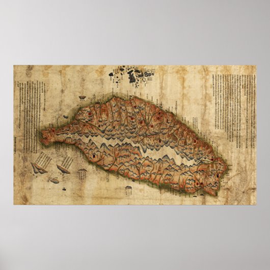 台湾パノラママップ台湾 ポスター (正面)