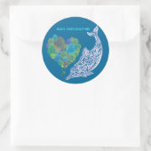 台湾ピンクドルフィンタトゥー ラウンドシール (バッグ)