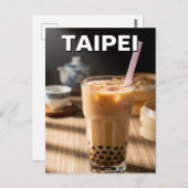 台湾ボバブルティー ポストカード (正面/裏面)