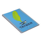 台湾ヴィンテージの地図 ノートブック (右側)