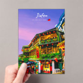 台湾九份の古き茶屋 アクリル招待状 (インサイチュ (ポータブル))