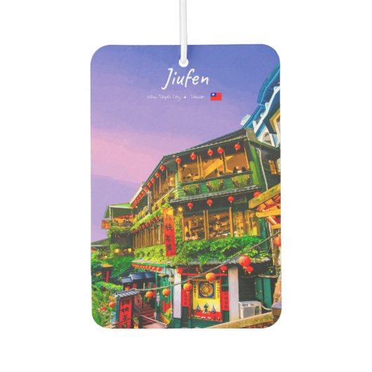 台湾九份の古き茶屋 カーエアーフレッシュナー (正面)