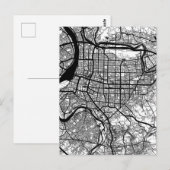 台湾台北市地図 ポストカード (正面/裏面)
