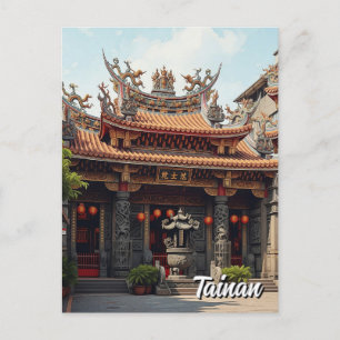 台湾台南寺旅行 ポストカード