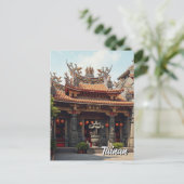 台湾台南寺旅行 ポストカード (スタンド正面)
