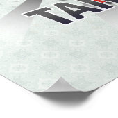 台湾国旗の地図2.0 ポスター (角)