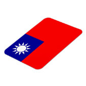 台湾国旗を持つ愛国的柔軟磁石 マグネット (左側)