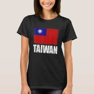 台湾国旗スポーツヴィンテージ台湾国旗A Tシャツ