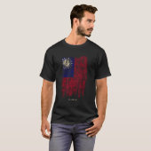 台湾国旗台湾国旗 Tシャツ (正面フル)