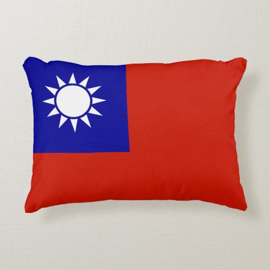 台湾国旗 アクセントクッション (正面)