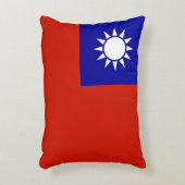 台湾国旗 アクセントクッション (正面(垂直))