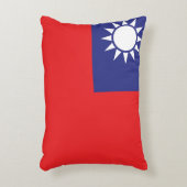 台湾国旗 アクセントクッション (正面(垂直))