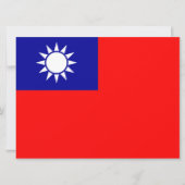 台湾国旗 カード (正面)
