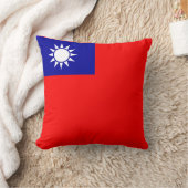 台湾国旗 クッション (ブランケット)