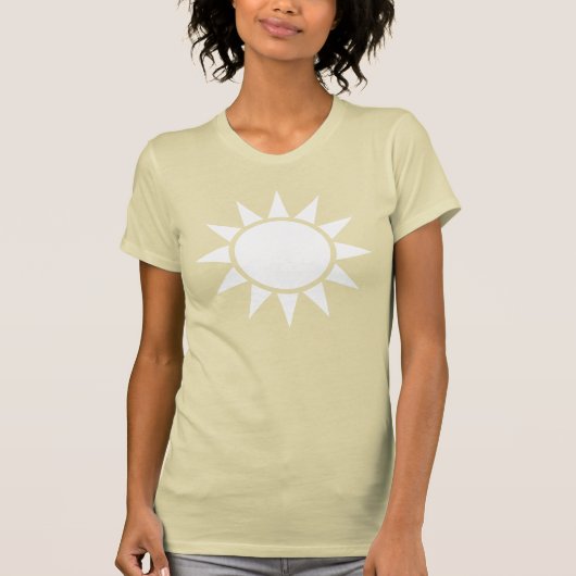 台湾国旗「クラシック」 Tシャツ (正面)