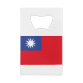 台湾国旗 クレジットカード栓抜き (裏面)