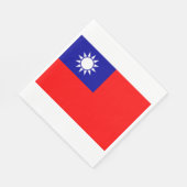 台湾国旗 スタンダードランチョンナプキン (角)