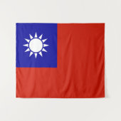 台湾国旗 タペストリー (正面(横))