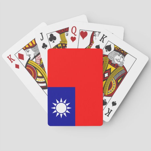 台湾国旗 トランプ (裏面)