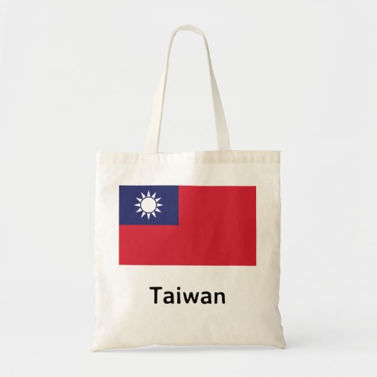 台湾国旗 トートバッグ (正面)
