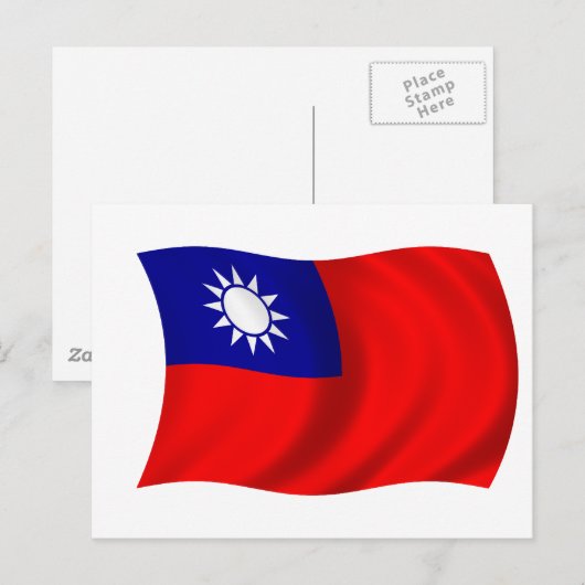 台湾国旗 ポストカード (正面/裏面)