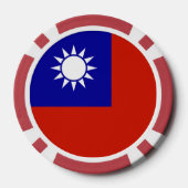 台湾国旗 ポーカーチップ (裏面)
