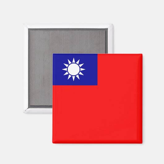 台湾国旗 マグネット (正面/裏面)