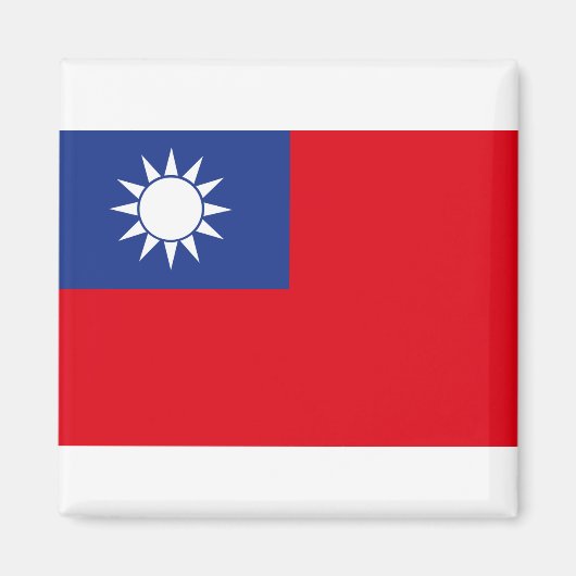 台湾国旗 マグネット (正面)