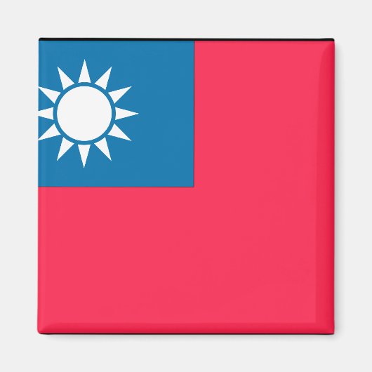 台湾国旗 マグネット (正面)