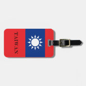 台湾国旗 ラゲッジタグ (正面横)