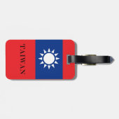 台湾国旗 ラゲッジタグ (裏面横)