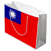 台湾国旗 ラージペーパーバッグ (裏面アングル)