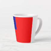 台湾国旗：台北中国中国の共和国 カフェラテマグ (右アングル)