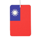 台湾国旗：台北中国中国の共和国 カーエアーフレッシュナー (正面)