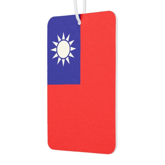 台湾国旗：台北中国中国の共和国 カーエアーフレッシュナー (左)