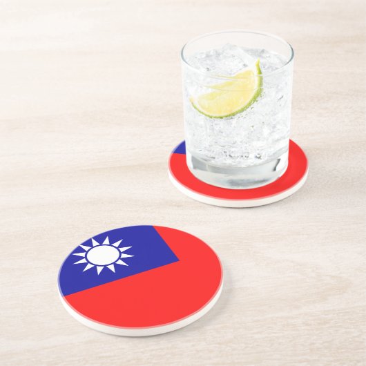 台湾国旗：台北中国中国の共和国 コースター (側面)