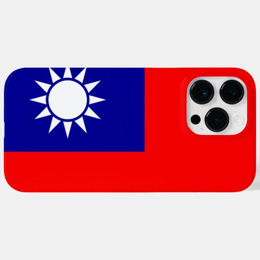 台湾国旗:台北中国中国の共和国 Case-Mate iPhoneケース (裏面 (横))