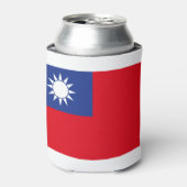 台湾国旗 缶クーラー (缶正面)
